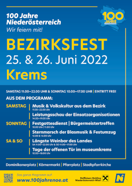 Stadtkapelle Krems umrahmt Bezirksfest Krems